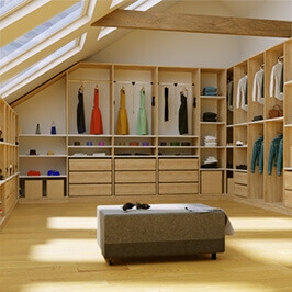 Begehbarer Schrank