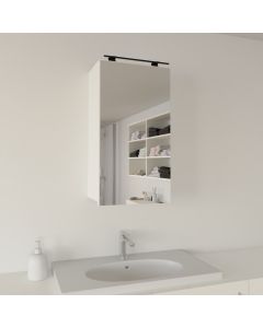 Badezimmer Spiegelschrank nach Maß - 1-Türig - 1 Element mit LED Beleuchtung